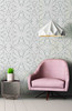 York Wallcoverings UC3847 Modern Art Geo Diamond Wallpaper Black