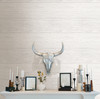 NuWallpaper by Brewster NUW2187 Shiplap Off-White Wood Peel & Stick Wallpaper