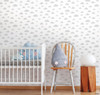 York Wallcoverings DI0974 Disney Winnie the Pooh Cloud Wallpaper Gray