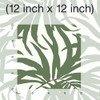 Grace & "Gardenia Tropical Areca Palm Leaves Green on White Peel and Stick Wallpaper 27" x 20'