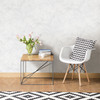 NuWallpaper by Brewster NUW2090 Carrara Marble Ivory Texture Peel & Stick Wallpaper