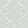 NU1649 Quatrefoil Peel & Stick Wallpaper with Beautiful Soothing Look Print in Soft Grey White Colors Kitchen & Bath Style Peel and Stick Adhesive Vinyl