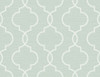 Kenneth James by Brewster 2765-BW40502 Geo Malo Aqua Sisal Ogee Wallpaper