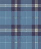 Grace & Gardenia G90272 Blue & White Plaid Wallpaper