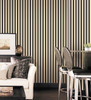 Norwall Simply Stripes 2 SY33911 1.25" Regency Stripe Wallpaper Beige, Black