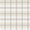 Norwall Wallcoverings KE29913 Kitchen Elements Plaid Wallpaper Red, Beige, Grey