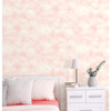RoomMates RMK10709WP Cloud Pink Peel & Stick Wallpaper Pink
