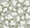 York Hydrangea Wallpaper Gray RI5144 Rifle Paper Co.