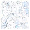 York Wallcoverings CL2519 Floral Dreams Wallpaper Blue