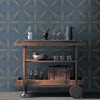 Radius Navy Geometric WWH25526 Brewster Wallpaper