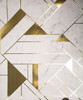 2834-M1468 Gulliver Off-white Marble Geometric Wallpaper Modern Style Unpasted Vinyl Paper from Advantage Metallic Collection by Brewster Made in Great Britain