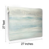 York SO2434 Candice Olson Tranquil Soothing Mists Scenic Wallpaper, Blue