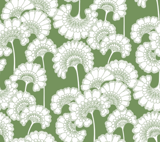 York Wallcoverings FB1466 Florence Broadhurst Japanese Floral