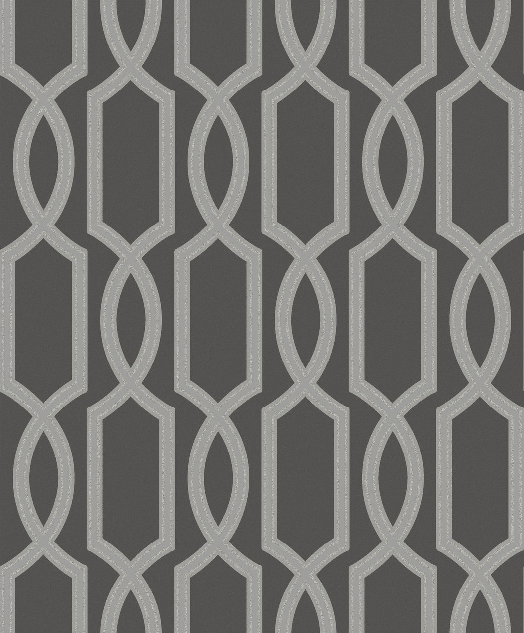 black and white trellis wallpaper