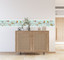 GB30011g8 Grace & Gardenia Birds in Pines Peel and Stick Wallpaper Border 8 in Height x 15ft Long, Blue White Pink Yellow