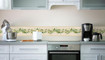 GB50140g8 Grace & Gardenia Olive Branch Peel and Stick Wallpaper Border 8 in Height x 15ft Long, Beige Green Brown