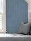NUS4399 Sampson Peel & Stick Wallpaper with Chevron Raised Inks Pattern in Blue Colors Traditional Style Peel and Stick Adhesive Vinyl
