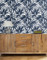 York Wallcoverings PSW1030RL Bali Leaves Peel and Stick Wallpaper Navy/Gold