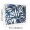 York Wallcoverings PSW1030RL Bali Leaves Peel and Stick Wallpaper Navy/Gold