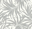 York Wallcoverings PSW1032RL Bali Leaves Peel and Stick Wallpaper Gray//Silver