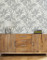 York Wallcoverings PSW1032RL Bali Leaves Peel and Stick Wallpaper Gray//Silver