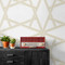 NW44303 Crossroads Geo Geometric Contemporary Style Metallic Gold Vinyl Self-Adhesive Wallpaper by NextWall Made in Netherlands