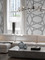 NW44300 Crossroads Geo Geometric Contemporary Style Onyx Black Vinyl Self-Adhesive Wallpaper by NextWall Made in Netherlands