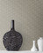 KTM1424 Deco Spliced Stripe Nobel Gray Wallpaper Art Deco Style Non Woven Wall Covering Mondrian Collection from Seabrook Designs Made in Netherlands