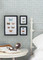 3125-72305 Button Block Geometric Blue Graphics Theme Prepasted Sure Strip Wallpaper Kinfolk Collection Made in United States