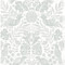 4122-27001 Nestle Light Gray Bird Block Print Animals Theme Unpasted Non Woven Wallpaper Terrace Collection Made in Great Britain