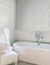 FM1084 Kaleidoscopic Green Cream Off White Gray Non Woven Texture Style Wallpaper from Formations
