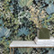 BL1811 Forest Floor Black Botanical Theme Unpasted Non Woven Wallpaper from Blooms Second Edition Resource Library