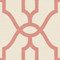 York Wallcoverings ME1556 Magnolia Home Vol. II Woven Trellis  Pompian Red