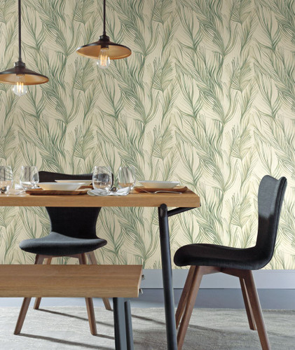 Peaceful Plumes Wallpapers from Candice Olson Botanical Dreams Collection