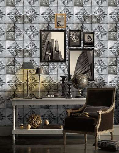 Grace & Gardenia Modern Patchwork Wallpaper