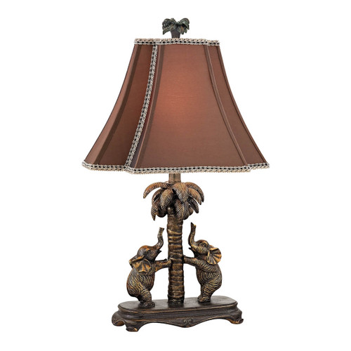 Dimond lighting by Elk D2475 Adamslane Elephant Table Lamp Bronze