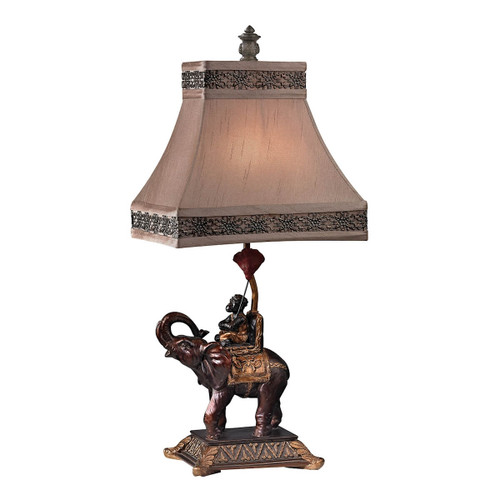 Dimond lighting by Elk D2476 Alanbrook Elephant And Monkey Table Lamp Bronze