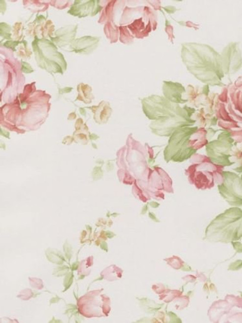 GC29801 Grand Chateau 3 Floral Beige, Cream, Green, Pink, White Galerie Wallpaper