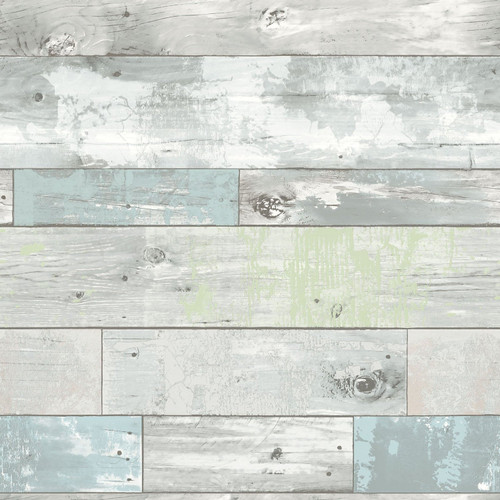 NuWallpaper by Brewster NU1647 Beachwood Peel And Stick Wallpaper