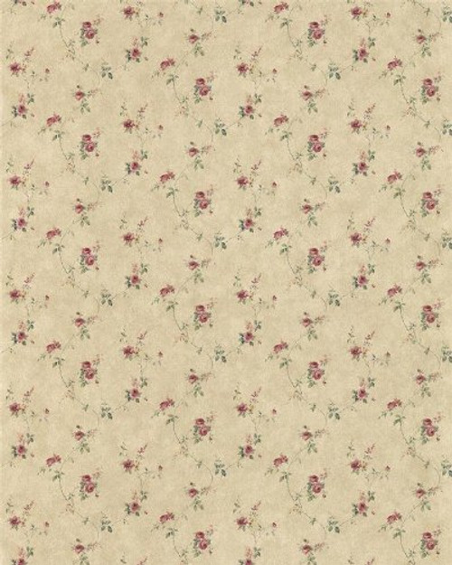 Patton PP27815 Leaf Floral Trail Wallpaper, Beige