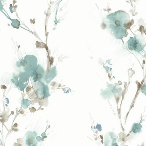 York CP1205 Candice Olson Charm Wallpaper Teal