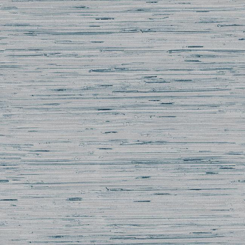 York Wallcoverings Y6201603 Lustrous Grasscloth Wallpaper Blue, Grey, Pale Gold