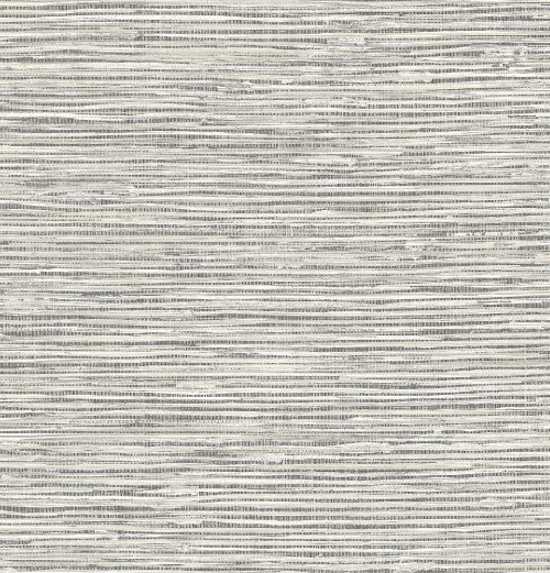 Grey Faux Grasscloth Peel & Stick Wallpaper GW2005 Grace & Gardenia