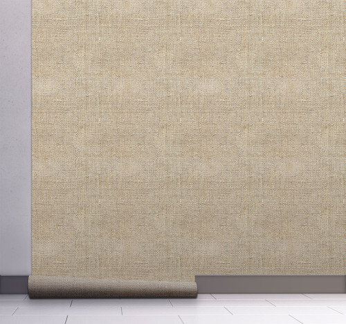 GW6011 Grace & Gardenia Faux Canvas Texture Peel and Stick Wallpaper Roll 20.5 inch Wide x 18 ft. Long, Beige