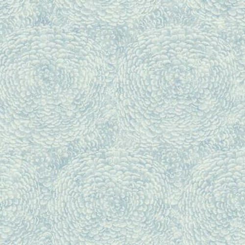 York Wallcoverings Bohemian Luxe BO6754 Floret Wallpaper Blue