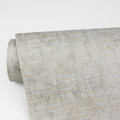 2829-80036 Kongur Silver Real Grasscloth Wallpaper A-Street Prints Traditional Texture Pattern