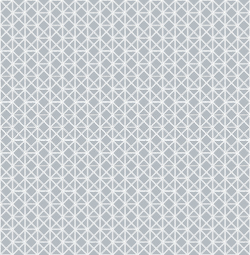 2969-26002 Lisbeth Grey Geometric Lattice Wallpaper Coastal Style Graphics Theme Non Woven Material Pacifica Collection from A-Street Prints by Brewster Made in Great Britain