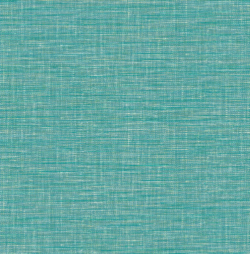 2969-24118 Exhale Turquoise Woven Texture Wallpaper Kitchen and Bath Style Graphics Theme Non Woven Material Pacifica Collection from A-Street Prints by Brewster Made in Great Britain