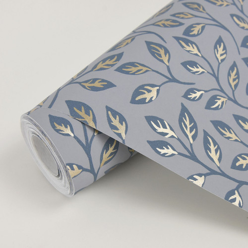 2948-33018 Posey Slate Vines Wallpaper from A-Street Prints Scandinavian Theme Non Woven Leaves Made in Sweden