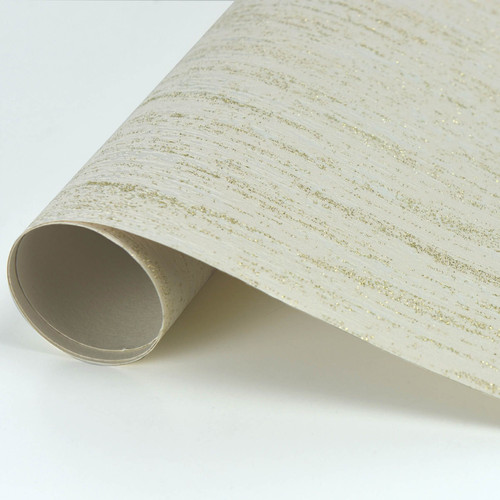 2834-M0870 Hartnett Cream Texture Wallpaper Traditional Style Unpasted Vinyl Paper from Advantage Metallic Collection by Brewster Made in Great Britain